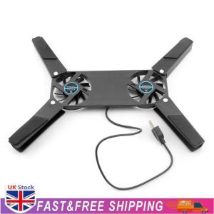 USB Cooling Pad with Dual 60mm Fans for Gaming Laptop