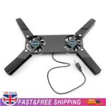 USB Cooling Pad with Dual 60mm Fans for Gaming Laptop