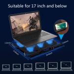 Coolcold Laptop Cooling Pad with 6 Quiet Fans