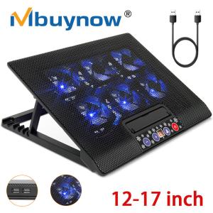 Powerful Cooling Mat Pad Stand for 12-17" Gaming Laptops
