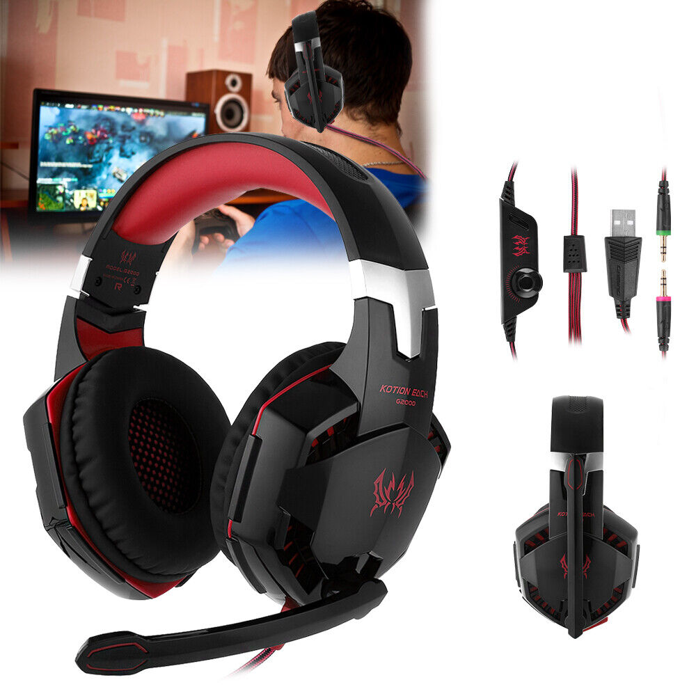 3.5mm Gaming Headphone with Mic for Xbox PS4 Laptop