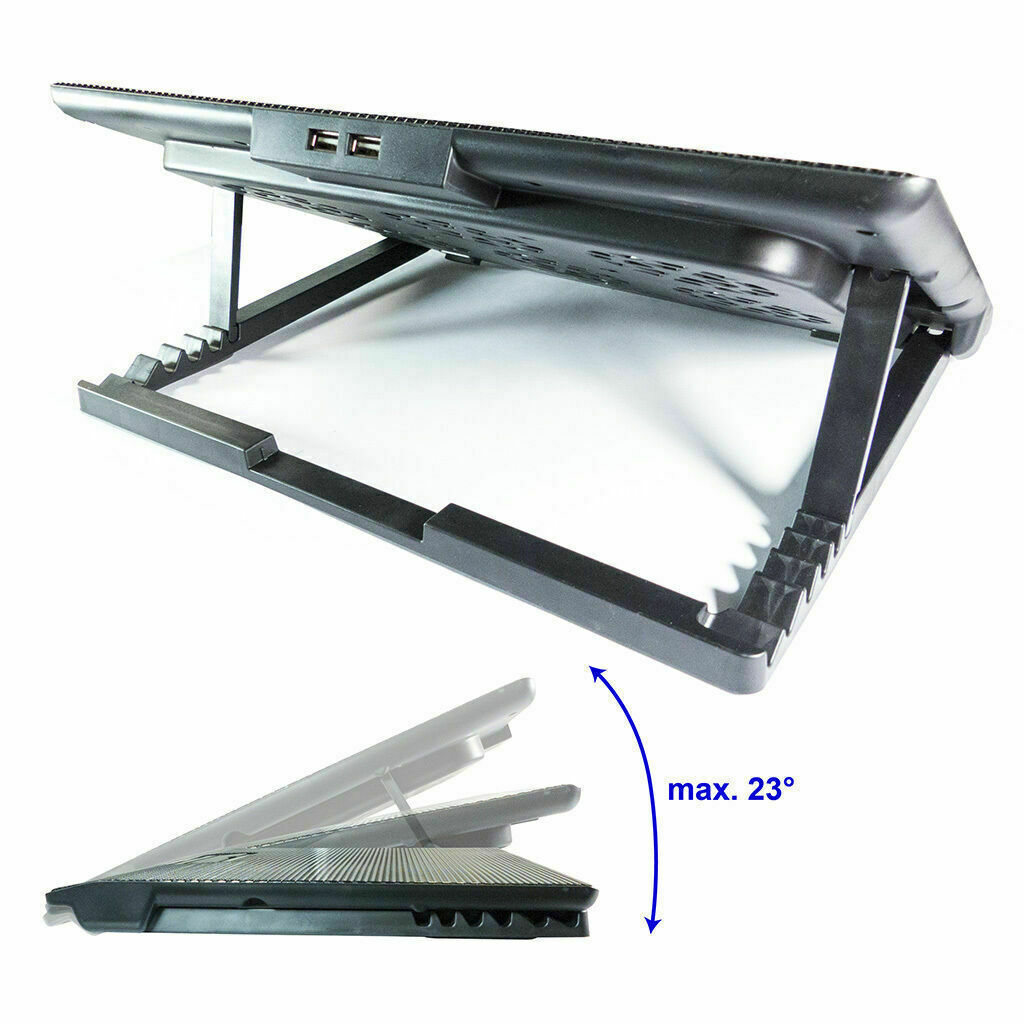 Powerful Cooling Mat Pad Stand for 12-17" Gaming Laptops