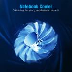 Ultra-Fast Gaming Laptop Cooler with 6 Fans