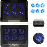 Ultra-Fast Gaming Laptop Cooler with 6 Fans