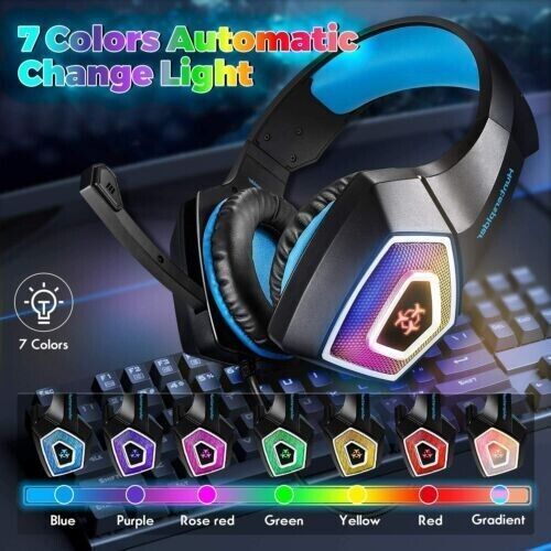 Immersive RGB Gaming Headset with 3.5mm Surround Sound