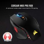 Corsair M65 PRO RGB Gaming Mouse - Black