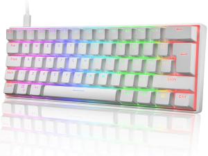 RGB Backlit Gaming Keyboard 61 Keys - UK Layout