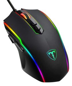 T16 Wired Gaming Mouse: 7200 DPI RGB