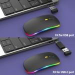 Wireless RGB LED Gaming Mouse for PC Laptop