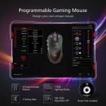 T16 Wired Gaming Mouse: 7200 DPI RGB