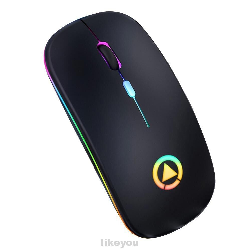 Wireless RGB LED Gaming Mouse for PC Laptop