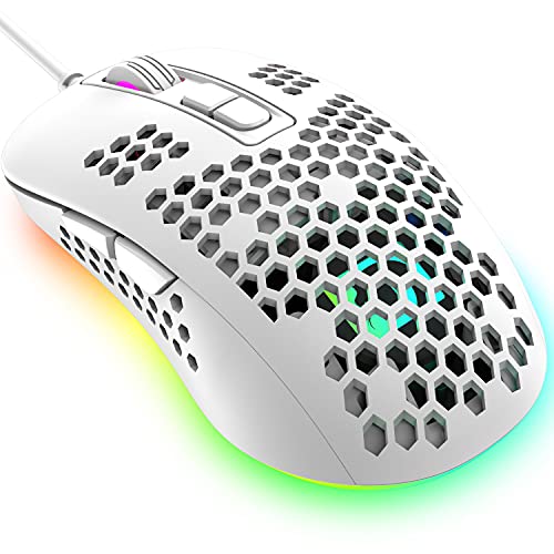 KUIYN 383 Ultralight Wired Gaming Mouse, Honeycomb Shell
