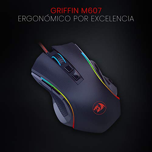 Redragon M602 RGB Wired Gaming Mouse (Black)