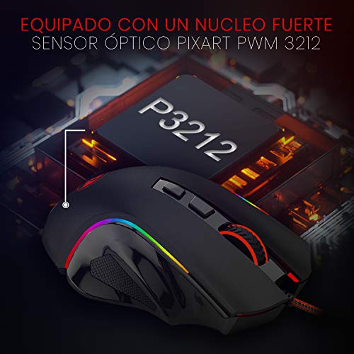 Redragon M602 RGB Wired Gaming Mouse (Black)