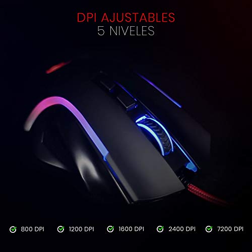 Redragon M602 RGB Wired Gaming Mouse (Black)