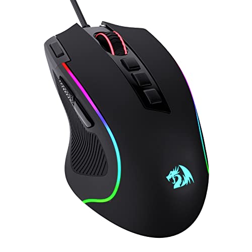 Redragon M612 RGB Gaming Mouse, 8000 DPI Optical