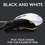 Logitech G203 Rainbow RGB Gaming Mouse - Black