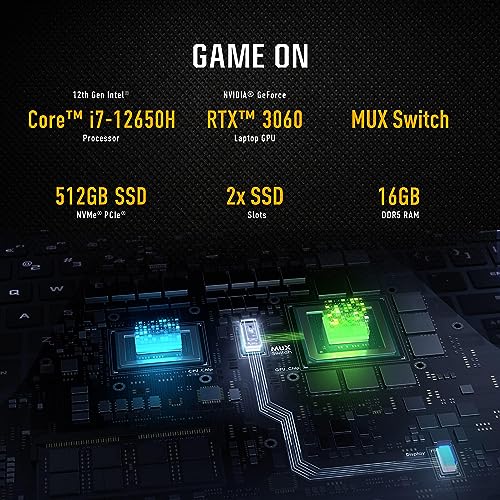 ASUS TUF Dash 15 Gaming Laptop, Intel Core i7, GeForce RTX 3060