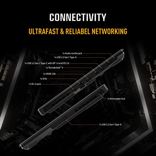 ASUS TUF Dash 15 Gaming Laptop, Intel Core i7, GeForce RTX 3060