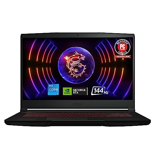 MSI Thin GF63 Gaming Laptop: Intel Core i5-12450H, GeForce RTX 2050