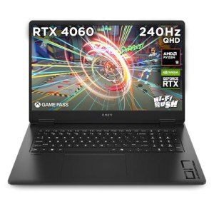 HP Omen 17" Gaming Laptop with RTX 4060