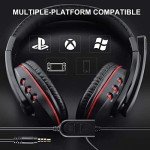 Wired Gaming Headset with Mic for PS4 & Xbox