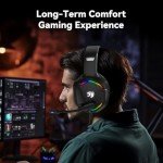 IMYB A36 Blue Gaming Headset with Microphone