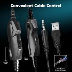 IMYB A36 Blue Gaming Headset with Microphone