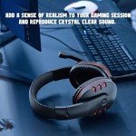 Wired Gaming Headset with Mic for PS4 & Xbox