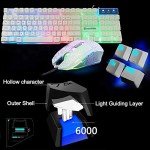 Rainbow LED Gaming Keyboard and Mouse Set