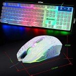 Rainbow LED Gaming Keyboard and Mouse Set