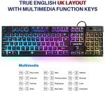 Combrite Raptor Gaming Keyboard & Mouse Combo