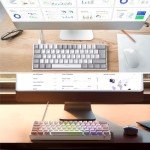 TECURS 60% Mechanical Gaming Keyboard - LED Backlit