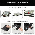 Multibao 2nd HDD SSD DVD Bay Caddy Adapter