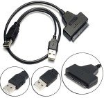 USB 2.0 to SATA Adapter Cable for 2.5" Drives