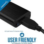 SABRENT USB 3.2 mSATA SSD Enclosure Adapter