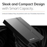 OXIVOR 1TB Ultra Slim External Hard Drive