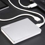 Toshiba 2TB Portable External Hard Drive - Silver