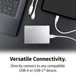 Toshiba 2TB Portable External Hard Drive - Silver