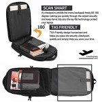 50L Water-Resistant Gaming Laptop Backpack with USB