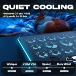 KLIM V14 RGB Gaming Laptop Cooling Pad