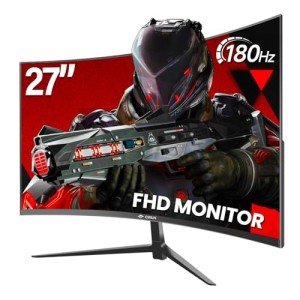 27" CRUA 180Hz Curved Gaming Monitor, Full HD