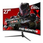 27" CRUA 180Hz Curved Gaming Monitor, Full HD