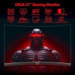 27" CRUA 180Hz Curved Gaming Monitor, Full HD