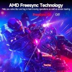 27" CRUA 180Hz Curved Gaming Monitor, Full HD