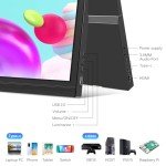 Ulrhzar 17.3" Portable Gaming Monitor with Speakers