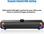 HPYLIF 3D Surround RGB Speakers for Gaming