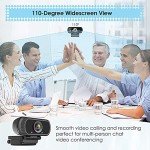 1080P HD Webcam with Microphone and Tripod