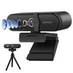 4K HD Streaming Webcam with Mic and Tripod