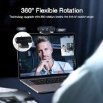 4K HD Streaming Webcam with Mic and Tripod